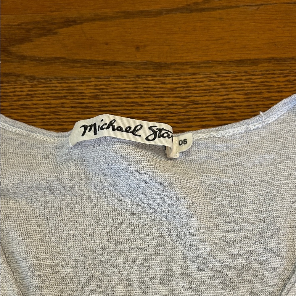 Michael Stars Shirt (3) Bundle Classic White, Black, and Gray Minimalist Capsule - Picture 2 of 16